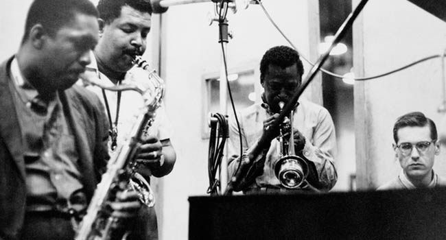 Miles Davis, John Coltrane, Canonball Adderley and Bill Evans