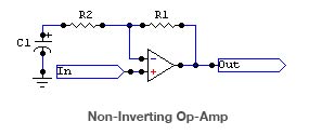 Non-inverting op-amp