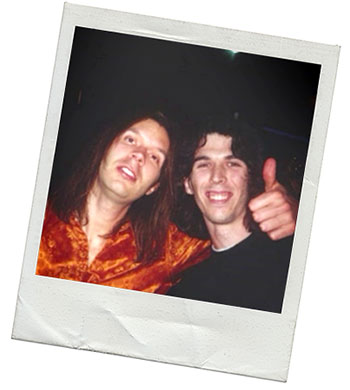 Is this Buckethead unmasked next to Paul Gilbert?