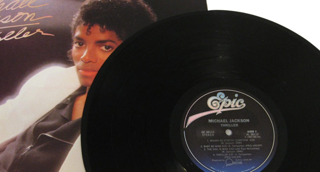 Michael Jackson Thriller first vinyl pressing