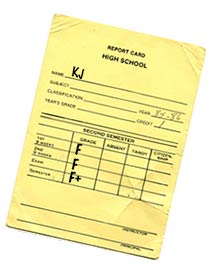 Kevin Jacoby report card